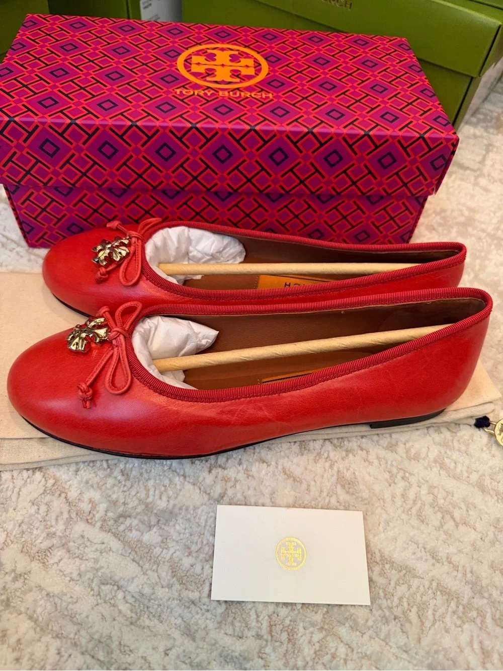 Tory Burch Ballet Flats with Tory Charm